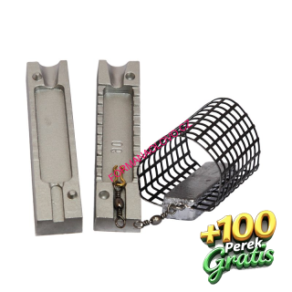 FORMA NA OLOVO FEEDEROVÉ KRMÍTKO 60G+100KS PEREK ZDARMA  