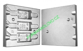 FORMA NA OLOVO FEEDEROVÉ KRMÍTKO 110,150,170G 