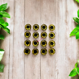 3D OČI ZLATÉ 8MM-20KS 