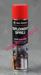 TEFLONOVÝ SPRAY K MAZÁNÍ PLÍŠKŮ A VODÍTEK 